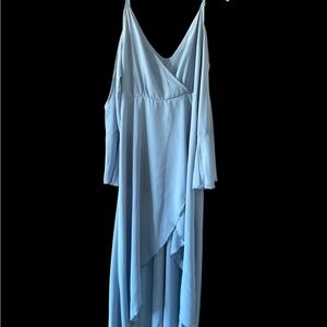 Elegant Blue Women's Dress